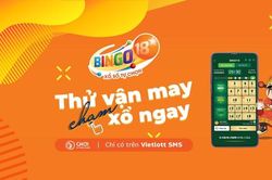 Vietlott phát hành xổ số quay nhanh trên điện thoại Bingo18