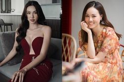 Vợ NSND Công Lý đẹp dịu dàng, hoa hậu Thùy Tiên gợi cảm