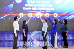 Khai trương không gian sáng tạo của thanh niên