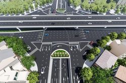 Dự án hầm chui Lê Văn Lương - Vành đai 3 Hà Nội sắp thông xe