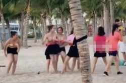 Công an điều tra clip nhóm nữ du khách cởi áo chơi teambuilding