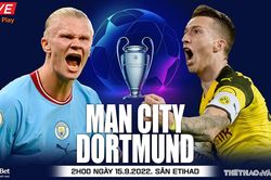 Soi kèo nhà cái Man City vs Dortmund. Nhận định, dự đoán bóng đá cúp C1 (02h00, 15/9)