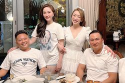 Vợ chồng Chi Bảo tới thăm biệt thự hoành tráng của Bảo Thy