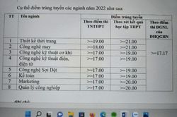 Trường Đại học Công nghiệp Dệt May Hà Nội công bố điểm trúng tuyển