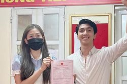 Sau Anh Tú - Diệu Nhi, đến lượt Bình An - Phương Nga 'bắt trend' khoe giấy đăng ký kết hôn