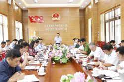 Phó Chủ tịch Thường trực UBND tỉnh Hoàng Quốc Khánh làm việc tại huyện Si Ma Cai