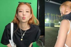 Bỏng mắt với Jennie Blackpink mái tóc màu cam và trang phục hở bạo