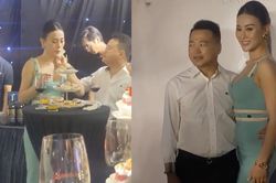 Lộ thêm hình ảnh thân mật, nắm tay nơi công cộng của Phương Oanh và shark Bình