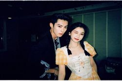 Ngu Thư Hân và Vương Hạc Đệ lộ ảnh cực tình hậu 'Thương lan quyết'