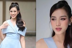 Hoa hậu Đỗ Thị Hà khoe trình catwalk trong tour tuyển sinh Hoa hậu Việt Nam 2022 tại Hà Nội