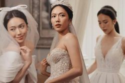 Diệu Nhi thử váy cưới nhưng vắng bóng chú rể, diện mạo cô dâu cứ ngỡ công chúa cổ tích