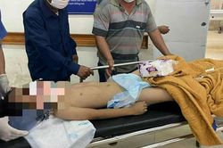 Hà Tĩnh: Cấp cứu nam sinh lớp 3 rơi từ tầng 2 xuống trọng thương