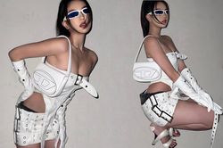 Ngọc Trinh thả dáng khoe body mướt mượt, outfit chặt chém khó có đối thủ