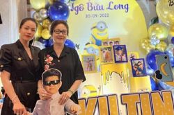 Nhật Kim Anh gây chú ý bởi hành động đặc biệt với bố mẹ chồng cũ trong dịp sinh nhật con trai