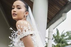 Hoa hậu Ngọc Châu hóa thân thành cô dâu cá tính, mới lạ