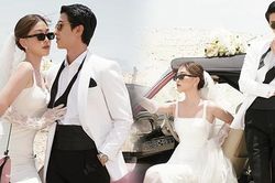 Hé lộ bộ ảnh cưới ngọt ngào của Á hậu Phương Nga và Bình An