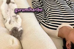Hình ảnh rõ nét chụp V BTS và mèo của mẹ Jennie Blackpink