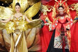 Miss Grand Vietnam 2022 khiến netizen 'quay xe' với phần thi Trang phục dân tộc cực kỳ bắt mắt