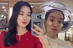 Đỗ Mỹ Linh mòn mỏi ngồi làm tóc 6 tiếng đồng hồ
