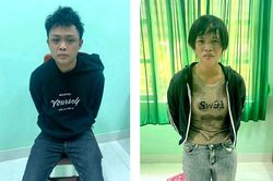 Truy đuổi gần 40 km bắt gọn đôi nam nữ trộm cắp xe máy