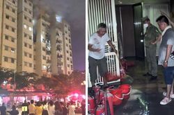 Hà Nội: Căn hộ chung cư ở Nam Từ Liêm bốc cháy trong đêm