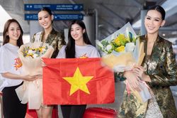 Bảo Ngọc lên đường chinh phục vương miện Hoa hậu Liên lục địa: Nổi bần bật ở sân bay với chiều cao 1m85