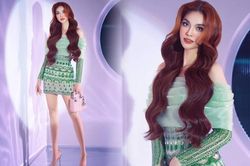 Gương mặt 'nhận không ra' của Lan Khuê trong layout makeup lạ mắt