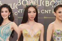 2 Á hậu Thái Lan hội ngộ các Hoa hậu Việt trên thảm đỏ
