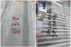 Bão Noru đổ bộ, người dân viết tên lên tôn tránh thất lạc
