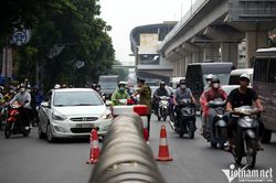 Hà Nội xử lý nghiêm người cố tình đi sai làn trên đường Nguyễn Trãi