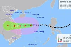 Cập nhật cơn bão số 4 - Noru: Bão giật cấp 16 khi vào vùng biển Việt Nam