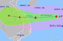 Bão Noru sắp đổ bộ Đà Nẵng - Quảng Ngãi