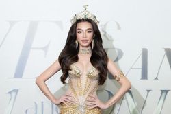 Thùy Tiên, Mai Phương rạng rỡ thảm đỏ Miss Grand Vietnam 2022