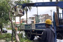 Cung ứng điện khu vực miền Trung và Tây Nguyên gián đoạn do mưa bão