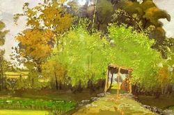 Họa sĩ Lâm Thanh - Nguyễn Đình Huống bày triển lãm 'Khúc vọng xưa' ở tuổi 87