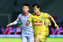 Hải Phòng và HAGL chia điểm, Hà Nội FC hưởng lợi