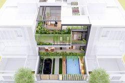 Biệt thự phố đẹp nức lòng, gió trời thông suốt đem đến cảm giác mát lành