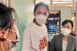 Hoa hậu Mai Phương miệt mài đi từ thiện sau đăng quang