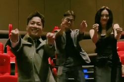 S.T Sơn Thạch nhảy nhót bất chấp trong rạp phim cùng Lan Ngọc, fan 'bắt bài': 'Sơ hở cái là nhảy'!