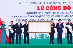 Chủ tịch Quốc hội: Chơn Thành khi trở thành thị xã cần có 'khát vọng lớn, tầm nhìn xa'