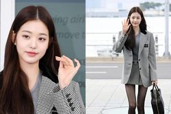 Wonyoung IVE gây sốc với body mảnh mai trên đường sang Paris