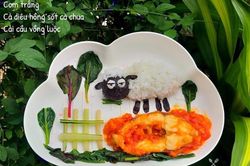 9X làm cơm bento đẹp như tranh vẽ, con hào hứng ăn