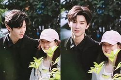 Triệu Lộ Tư và Trần Triết Viễn cười rạng rỡ trên hậu trường Vụng Trộm Không Thể Giấu, liệu có bị chê?