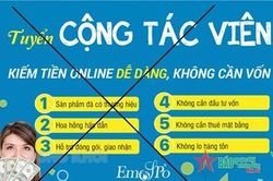 Tuyển cộng tác viên bán hàng online để lừa đảo