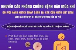 Y tế - Sức khỏe Tin tức y tế Khuyến cáo phòng chống đậu mùa khỉ với hành khách nhập cảnh Việt Nam
