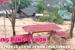 Rưng rưng Kỳ Sơn sau trận lũ dữ