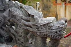 Cận cảnh cặp rồng đá 'nhỏ' ít người biết ở Hoàng thành Thăng Long