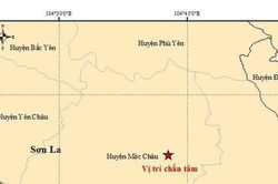 Động đất 3,2 độ ở Mộc Châu, gây rung chấn nhẹ
