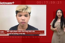 Bản tin 60s: Bắt nghi phạm ném chai thủy tinh vào người đi đường