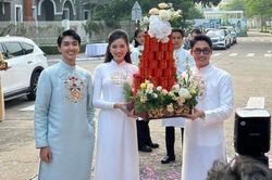 Góp mặt trong dàn soái ca bê tráp đám hỏi Bình An, Đình Tú được fan đẩy thuyền với 1 nàng Hậu